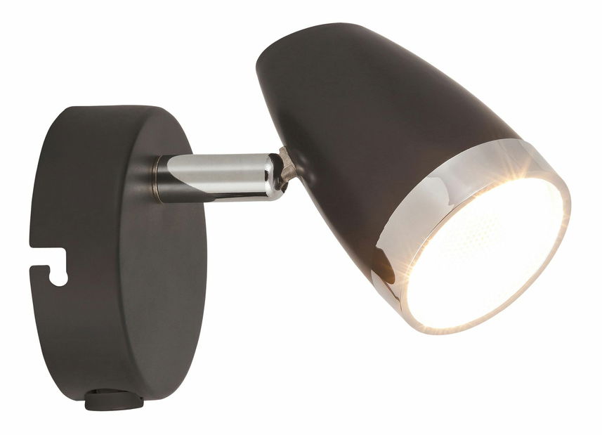 Bodové svietidlo Karen 6512 (antracit + sivá + chrómová)