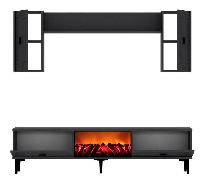Mobilier living cu șemineu