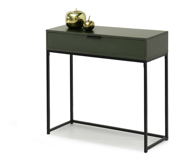 Măsuță consolă Norma M (verde + negru)