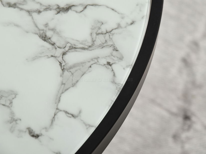 Konferenčný stolík Natol (biela + čierna)