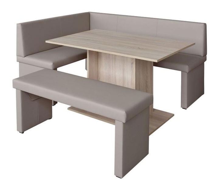 Rohová lavica Mondry (capucino) (P)