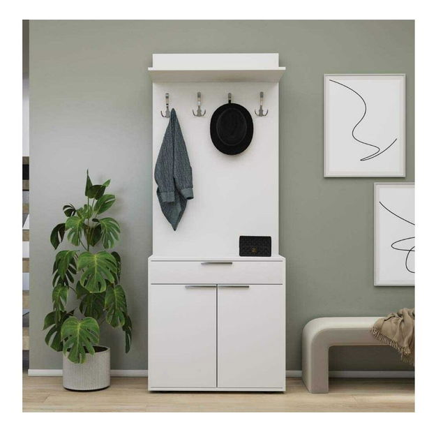 Garnitura za predsoblje Primrose (bijela) 