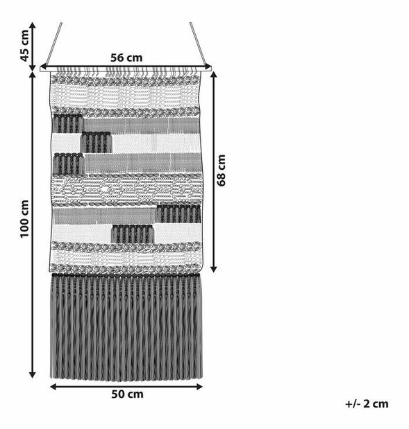 Nástenná dekorácia Murza (béžová)