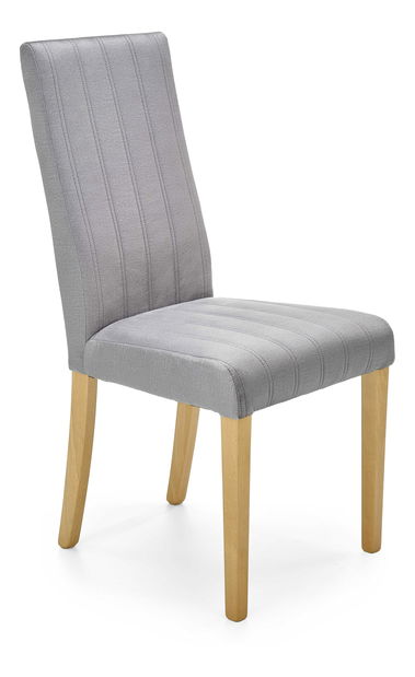 Scaun de sufragerie Delph (gri + stejar miere)