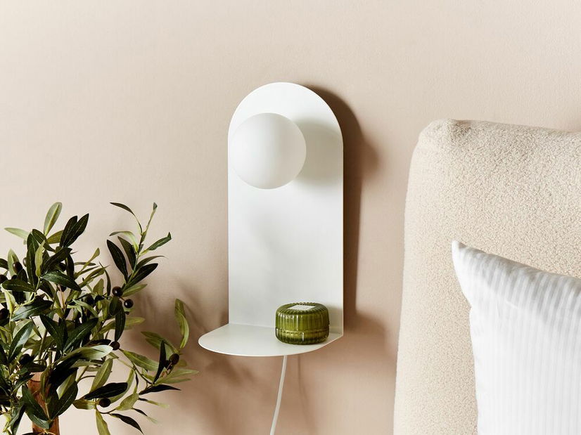 Nástenné osvetlenie Mapza (biela)