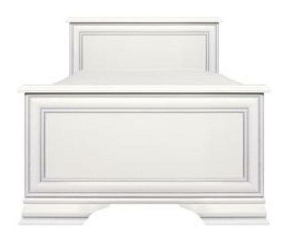 Egyszemélyes ágy 90x200 cm Kuito (alpesi fehér)