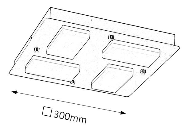 Corp iluminat baie Ruben 5725 (crom)