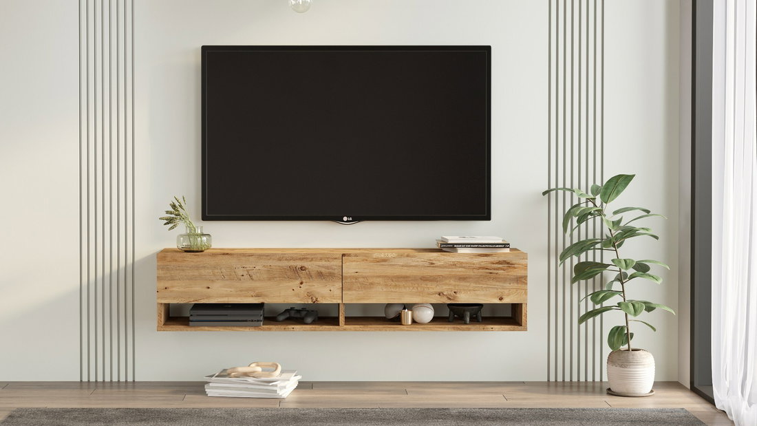 TV stolík/skrinka Freddie 11 (Borovica atlantic)