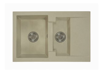 Kuchynský drez Dortuna (béžová) (bez otvoru pre batériu) (P)