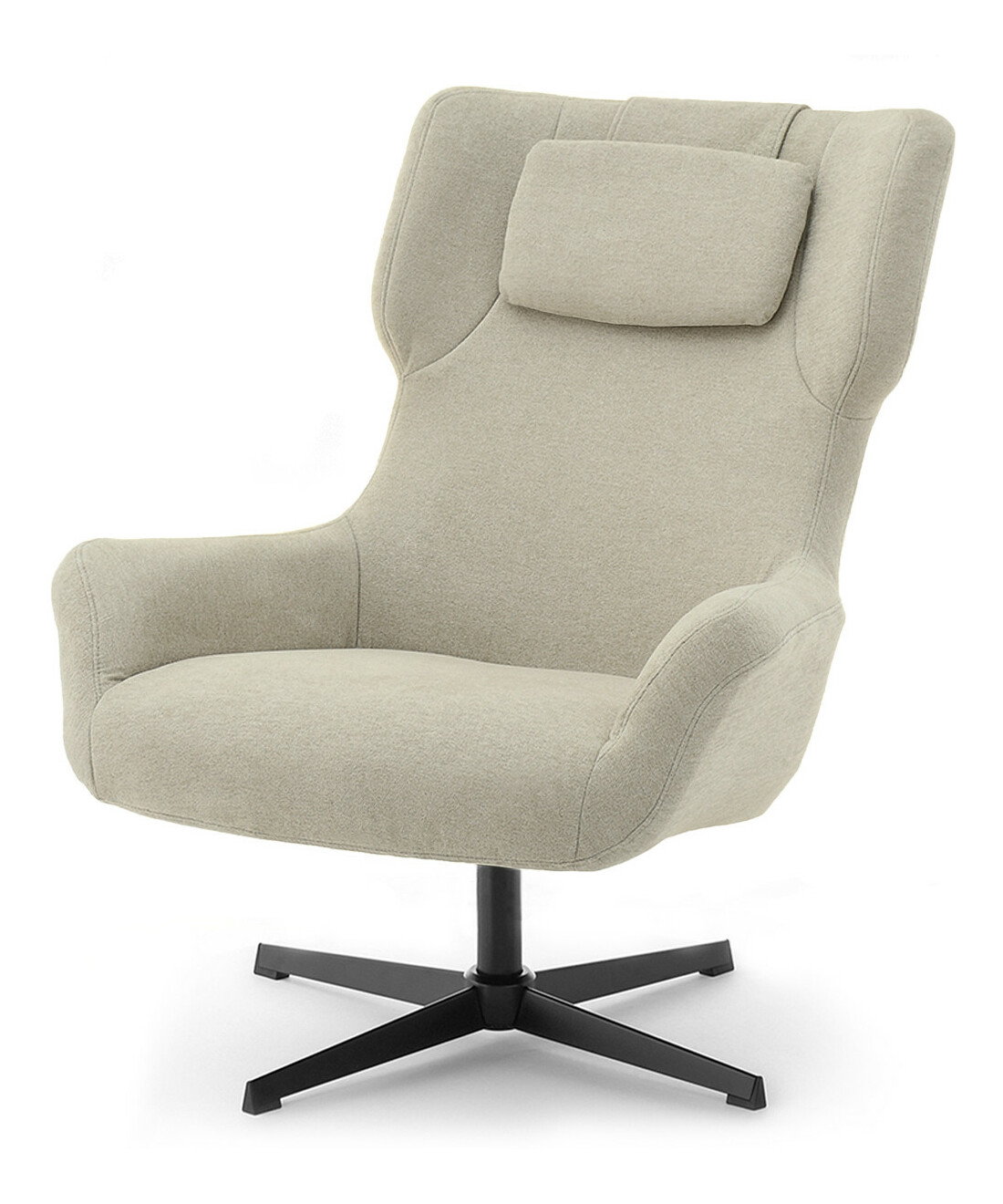 Relaxačné kreslo Irventendo (béžová + čierna)