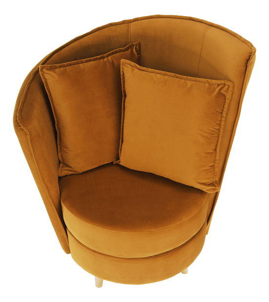 Fotel Rander (mustár)