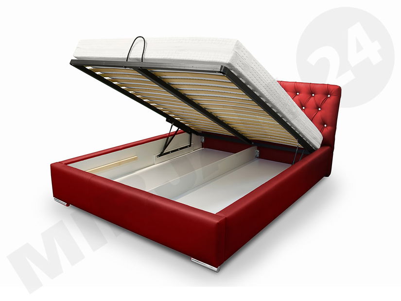 Manželská posteľ 180 cm Externa (biela)