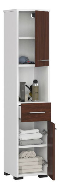 Dulap de baie Farid TYP3 (Alb + wenge)