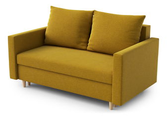 Kétszemélyes kanapé Louis (mustár)