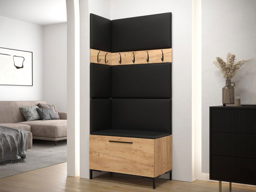 Predsieňová zostava Frunofta IX (čierna) *výpredaj