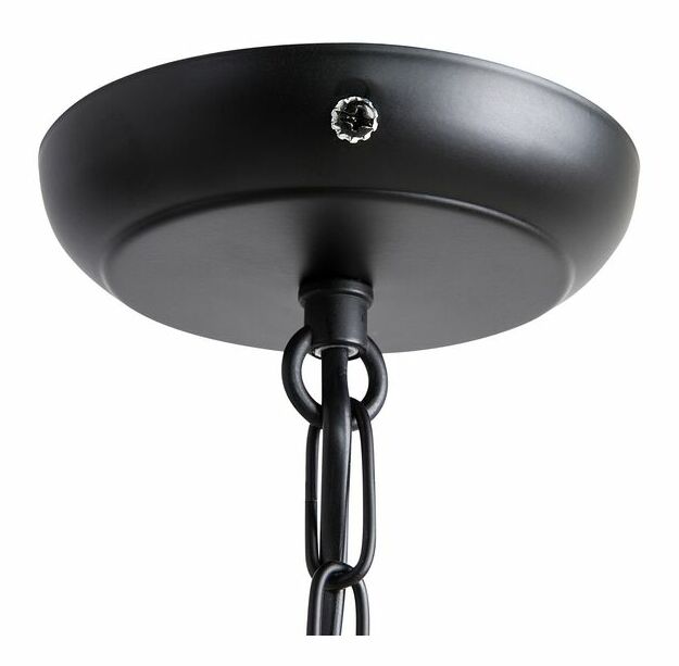 Závesná lampa Henty (čierna)
