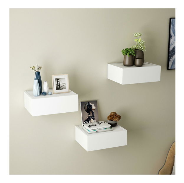 Polička Asir Lumi (biela)