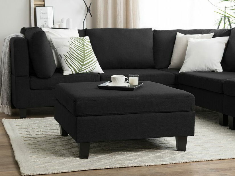 Taburetka Felle (čierna)