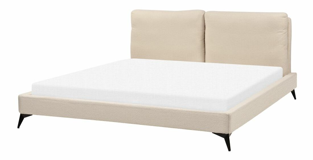 Manželská posteľ 180 cm Mellody (béžová) (s roštom)