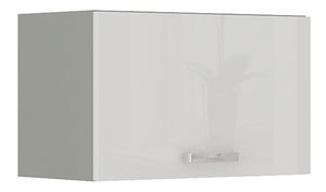 Gornji kuhinjski ormarić Milo 50 GU-36 1F (siva + bijeli sjaj)