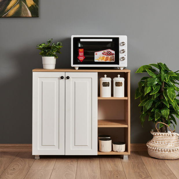 Kredenc Tuvantille 18 (safirni hrast + orah)