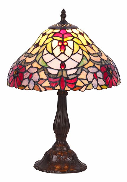 Stolová lampa Mirella 8090 (bronzová + viacfarebné)