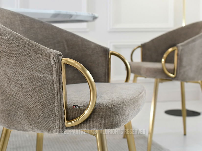 Scaun Carma K (nisipiu + auriu)