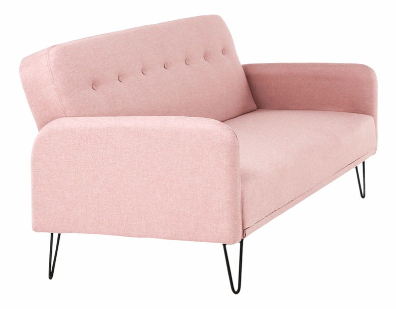 Rozkladacia pohovka Pulsiana (ružová)