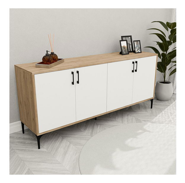 Skrinka Nolavu (dub + biela) 