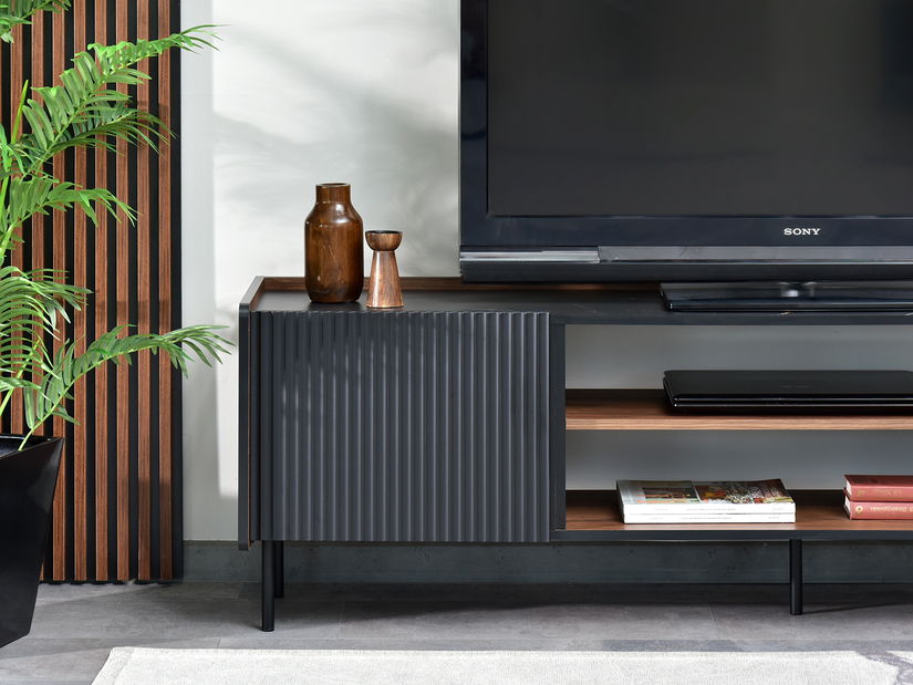 TV stolík/skrinka Protegidas P17 (čierna)