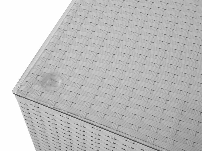 Set de ședere pentru grădină Xxl (alb)