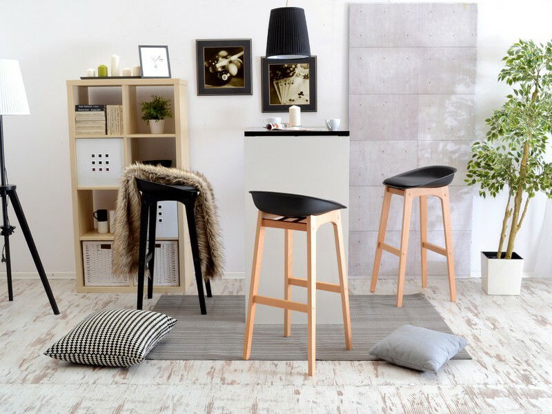 Stolička Rita (čierna)