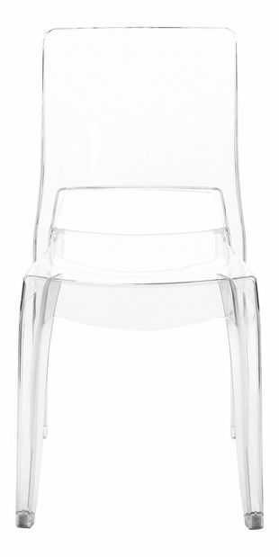 Set 2 buc scaune de sufragerie Werdebra (transparent) 