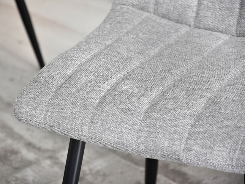 Stolička Mia (sivá + čierna)