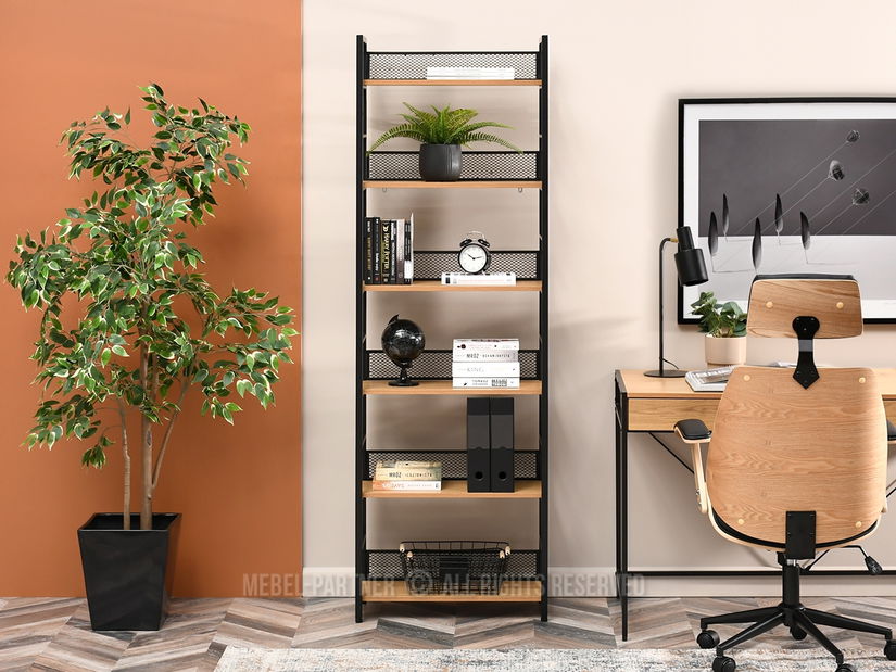 Regal Danube C (hrast + crna)