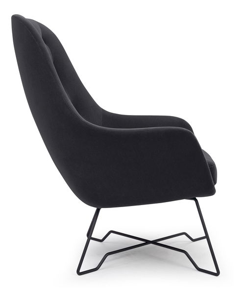 Fotoliu Eliah (negru)