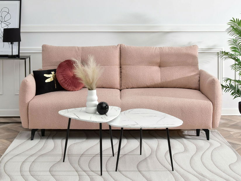 Konferenčný stolík Rossi Zest Xl (biela + čierna)