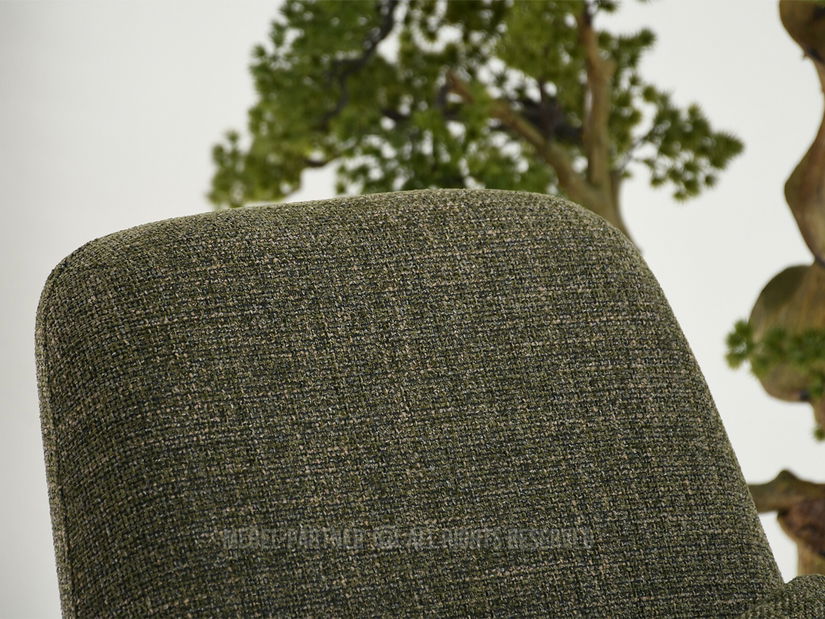 Kreslo Elba (zelená + orech)