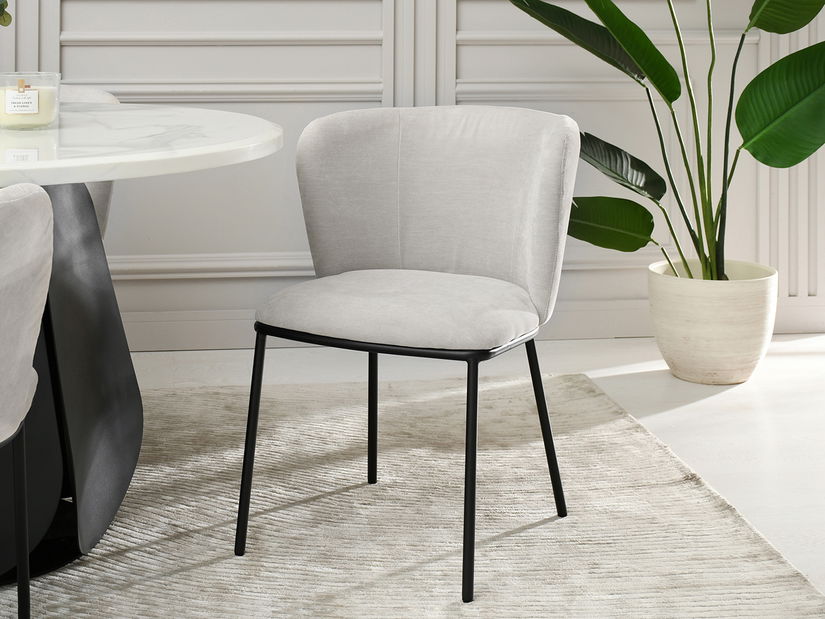 Jedálenská stolička Koalas (sivá + čierna)