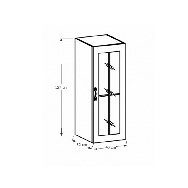 Horná kuchynská skrinka W40S Regnar