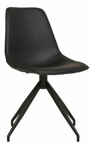 Scaun de sufragerie Moteria 1 (negru)