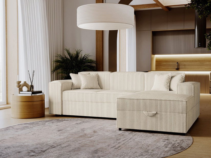 Kutna garnitura Sokol L (vanilija)