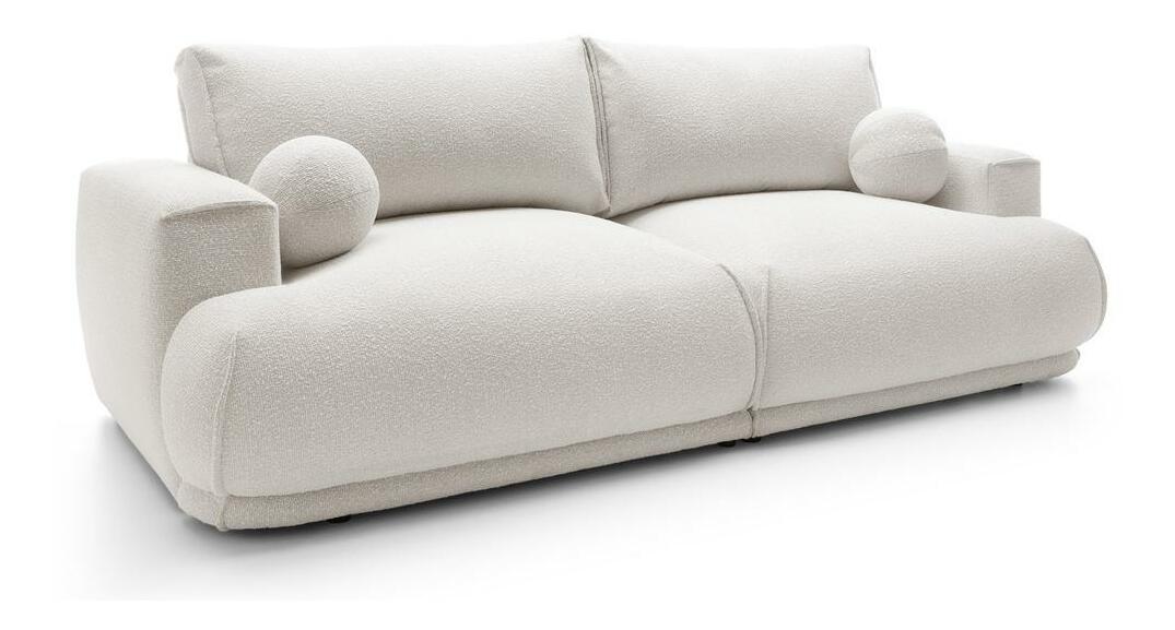 Háromszemélyes kanapé Dita 3 (fehér + fekete)