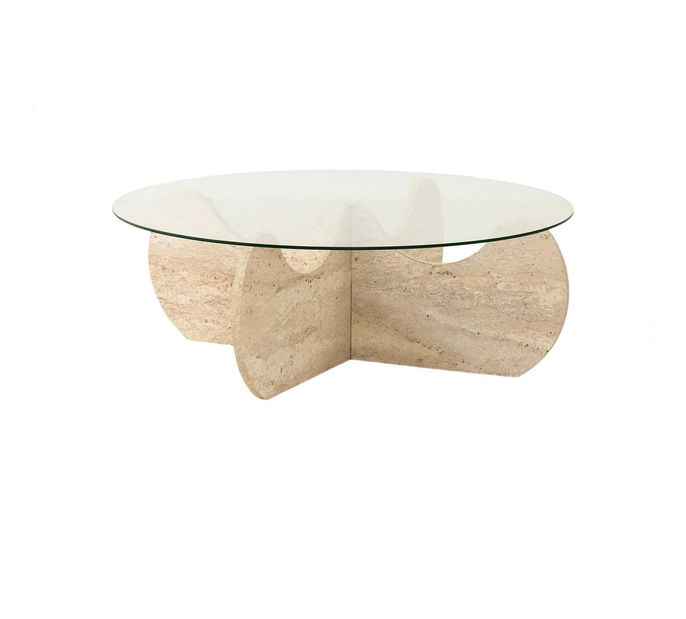 Konferenčný stolík Hilda (travertín)