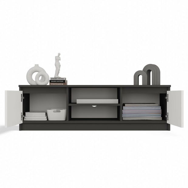 TV skrinka Musecalo 120 (antracit + biela)