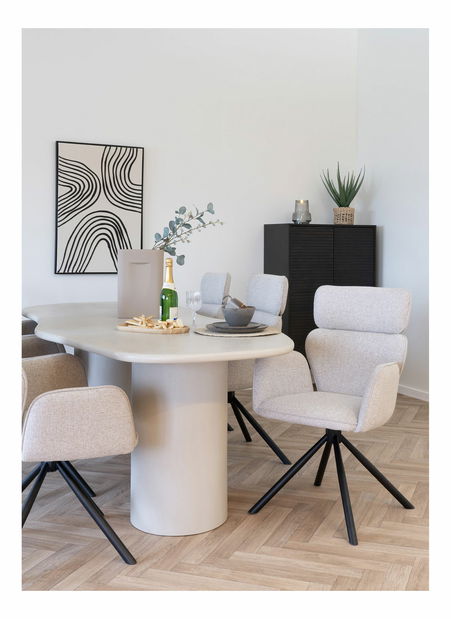 Blagovaonska stolica Celselia (svijetlosiva)