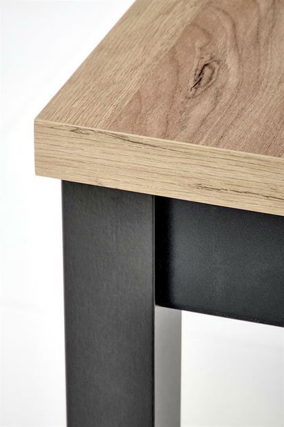 Rozkladací jedálenský stôl 90-125 cm Tango (biela) (pre 4 osôby)