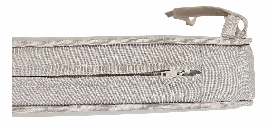 Kerti szék Sasan (sötétszürke) (bézs párna)