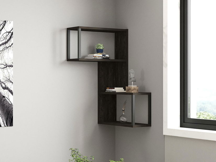 Polica Kikeme (antracit)