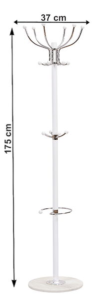 Cuier Jesper (alb) *vânzare stoc